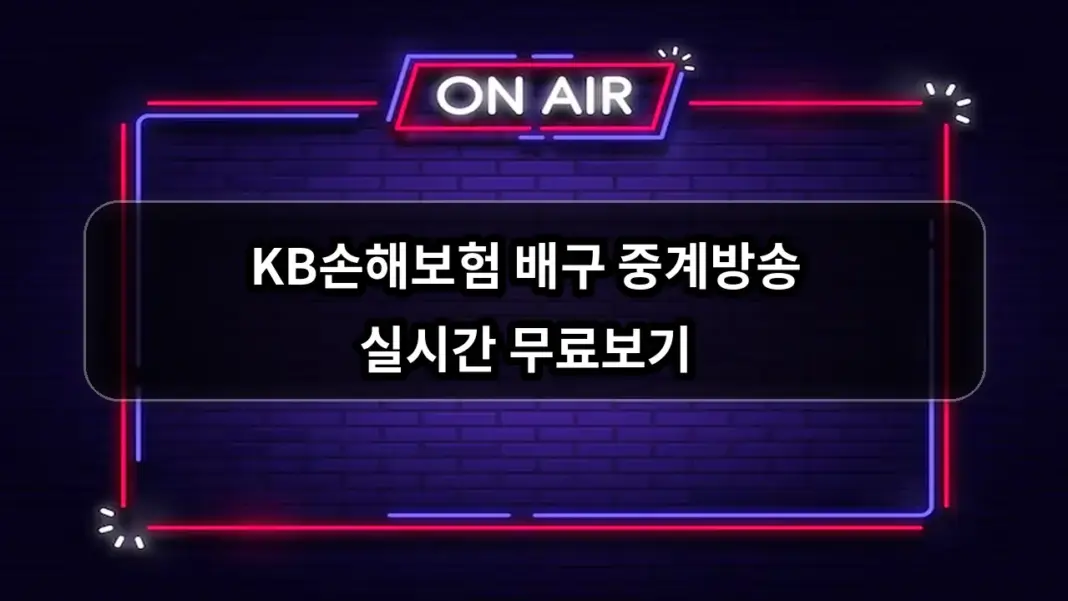 KB손해보험 배구 경기일정 중계방송 실시간 무료보기